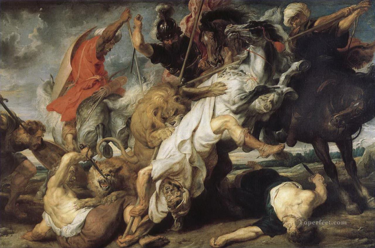 The Lion Hunt Peter Paul Rubens Oil Paintings